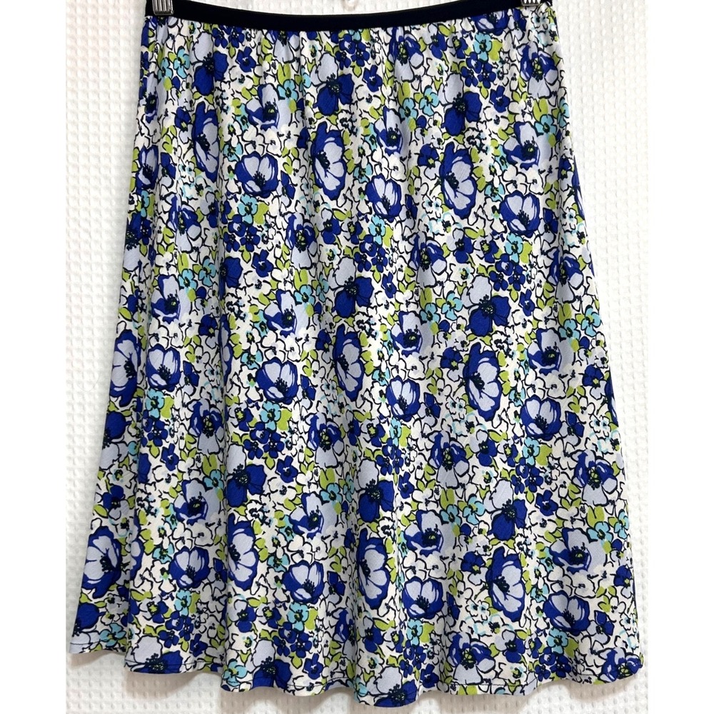 Vintage Loco Lindo Skirt Women's Size Large USA Floral Rayon A-Line 90s x